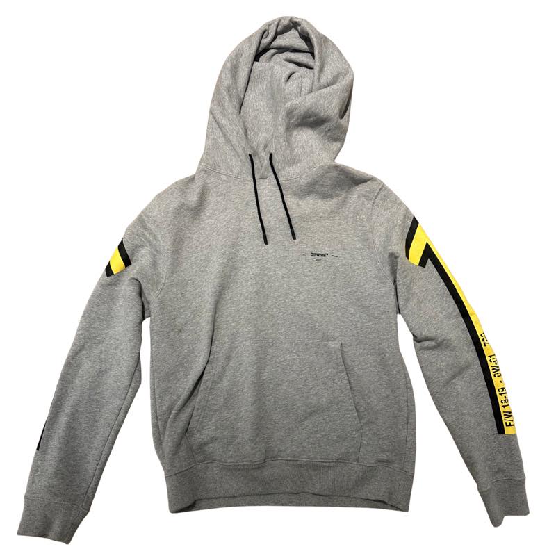 Off-White Yellow Arrows Hoodie - Pre-Owned Size M