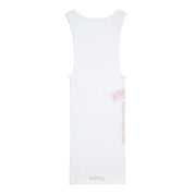 Chrome Hearts T Bar Rib Tank White/Pink
