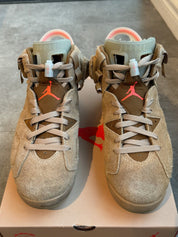 Jordan 6 Retro Travis Scott British Khaki (Preowned Size 8.5) - Pre-Owned