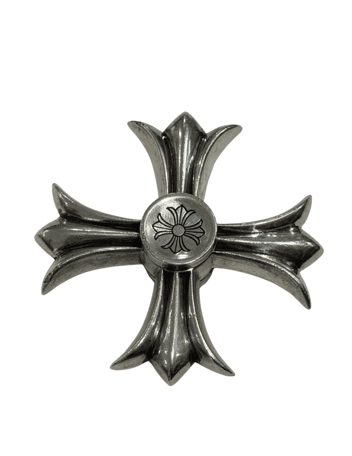Chrome Hearts Silver Fidget Spinner - Gently Used