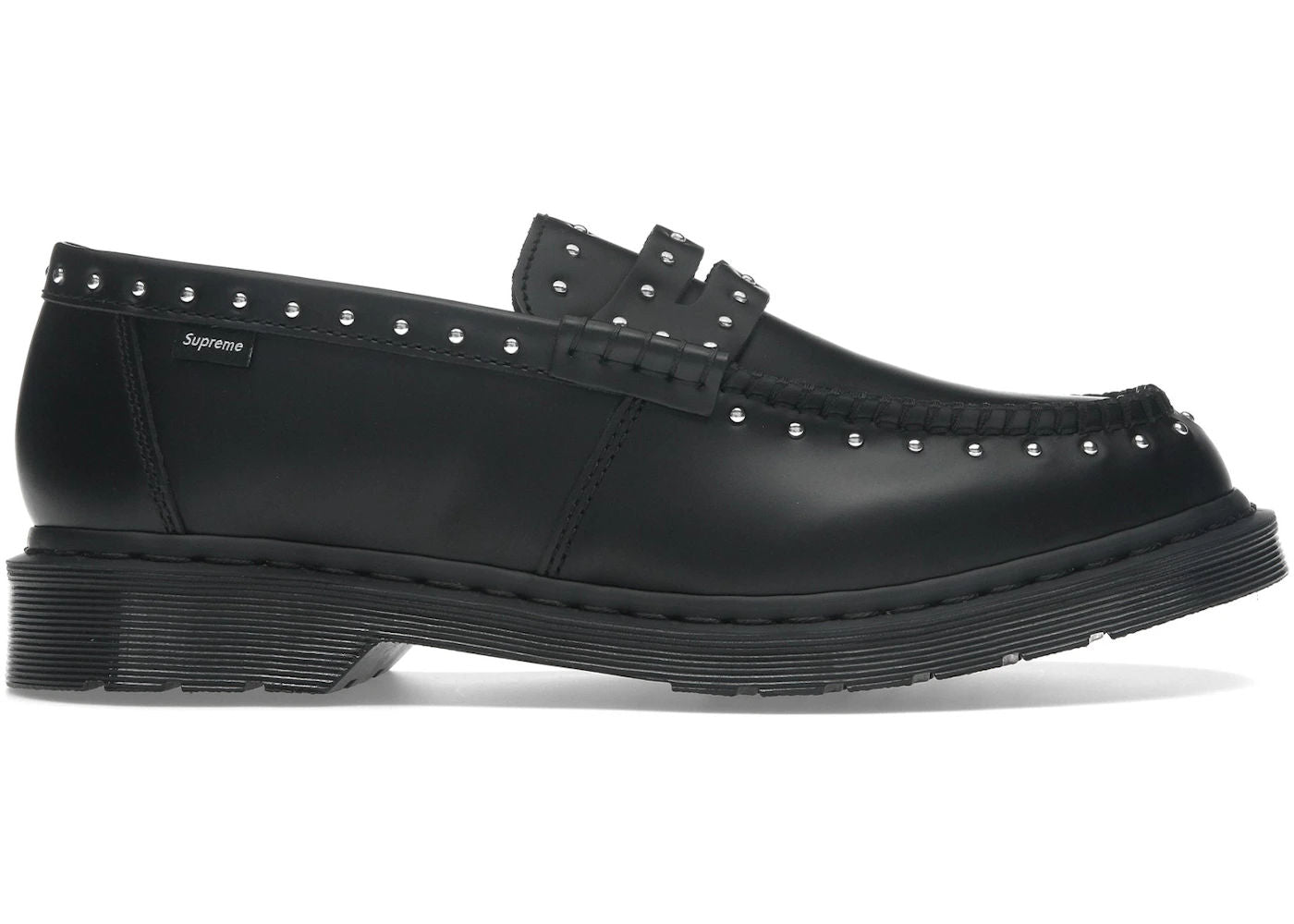 Dr. Martens Studded Penton Loafer Supreme Black - Lightly Pre-Owned Size 9