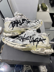 Balenciaga Runner Graffiti White - Pre-Owned Size 14