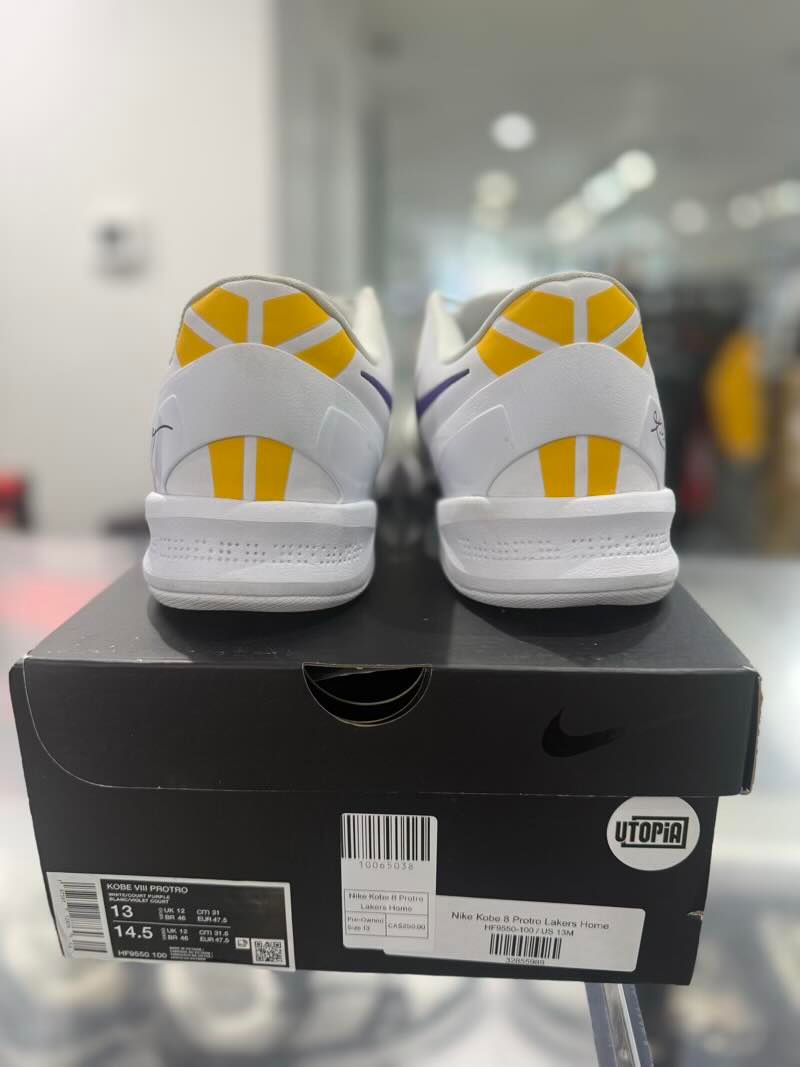 Nike Kobe 8 Protro Lakers Home - Pre-Owned Size 13