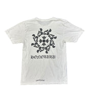 Chrome Hearts Honolulu Spiral Exclusive Horseshoe T-Shirt White - Lightly Pre-Owned Size M
