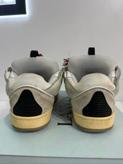 Lanvin Leather Curb White Ivory - Pre-Owned Size 11