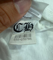 Chrome Hearts Eye Chart L/S T-Shirt White - Lightly Pre-Owned Size XL
