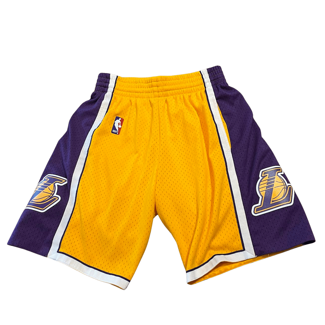 Mitchell & Ness Gold Los Angeles Lakers Swingman Mesh Shorts