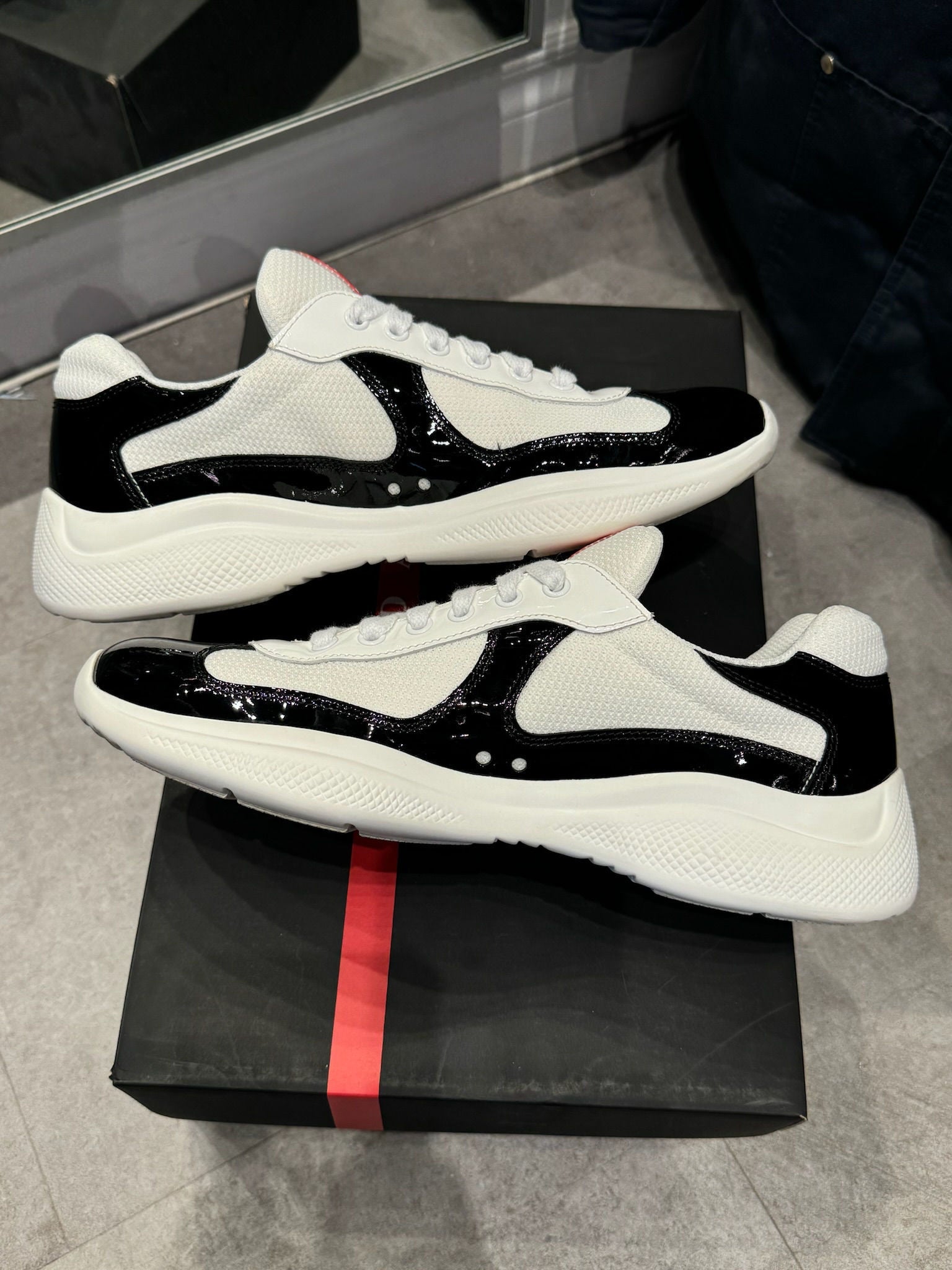 Prada America's Cup Black White - Pre-Owned