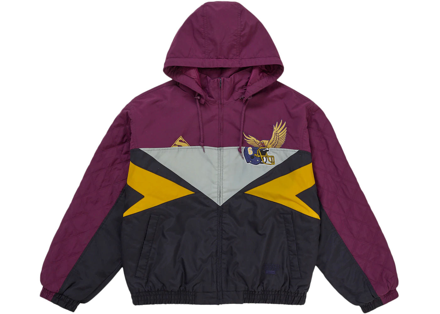 Supreme MM6 Maison Margiela Split Stadium Jacket Purple