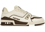 Louis Vuitton by Tyler, the Creator LV Trainer White Mocha - Pre-Owned Size 11 (No original box)