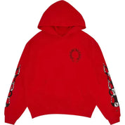 Chrome Hearts Matty Boy Chomper Flag Pullover Hoodie Red