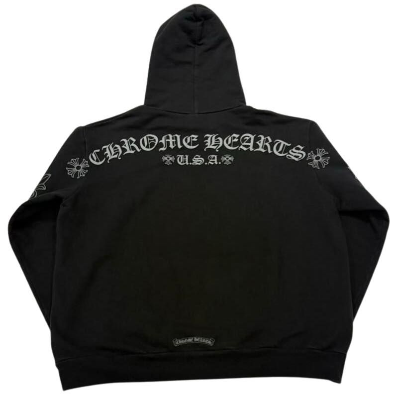 Chrome Hearts Friends & Family Hoodie Grey - Lightly Used Size L
