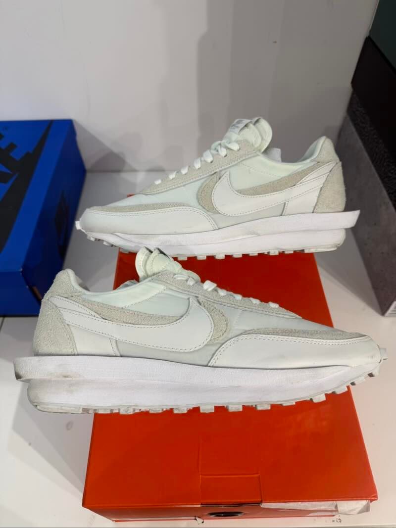Nike LD Waffle sacai White Nylon - Pre-Owned Size 11