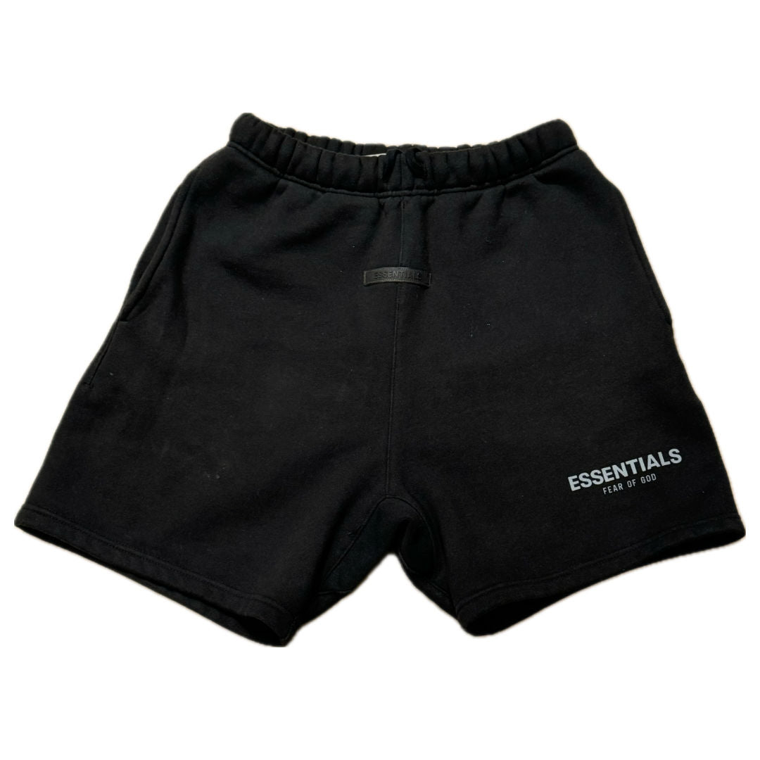 Fear of God Essentials Shorts (SS21) Black/Stretch Limo (Preowned) - Pre-Owned