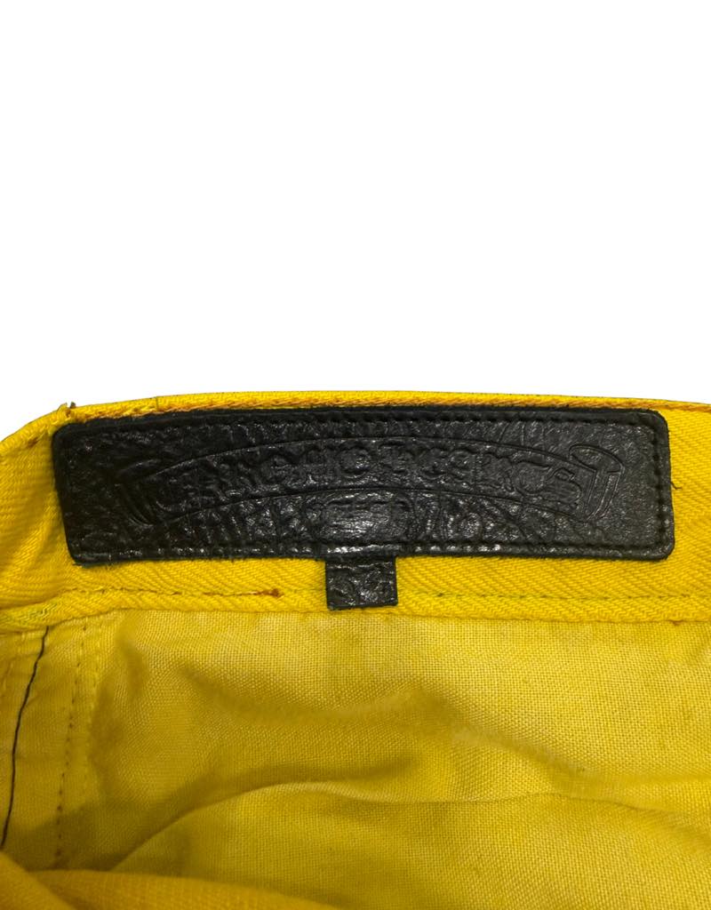 Chrome Hearts Levi's 501 Paris Exclusive Patch Jeans Yellow - Pre-Owned Size 34