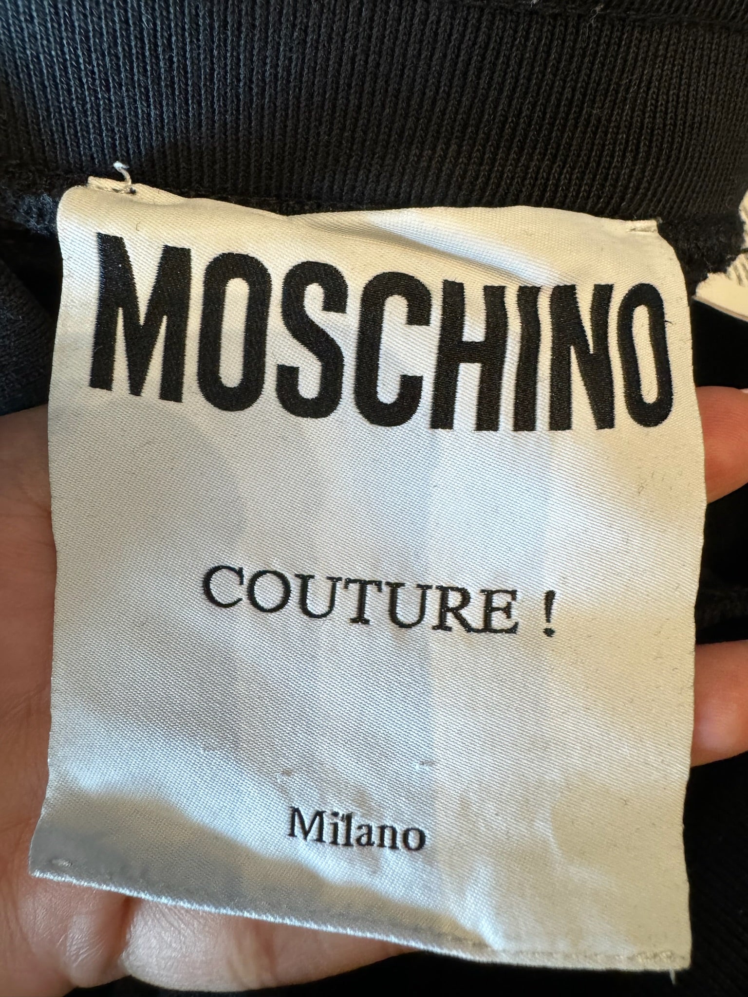 Moschino Double ? Milano Shorts Black (Preowned) - Pre-Owned