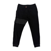 Thom Browne Charcoal Compact Waffle 4-Bar Sweatpants - Lightly Pre-Owned Size S