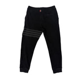 Thom Browne Charcoal Compact Waffle 4-Bar Sweatpants - Lightly Pre-Owned Size S