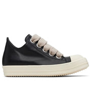 Rick Owens Ramone Jumbo laced Low Sneakers Black - Pre-Owned Size 7.5