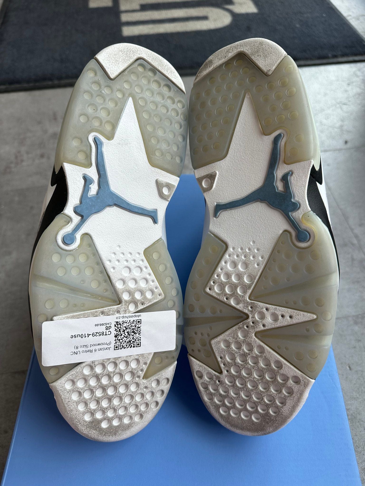 Jordan 6 Retro UNC (Preowned Size 8) - Pre-Owned