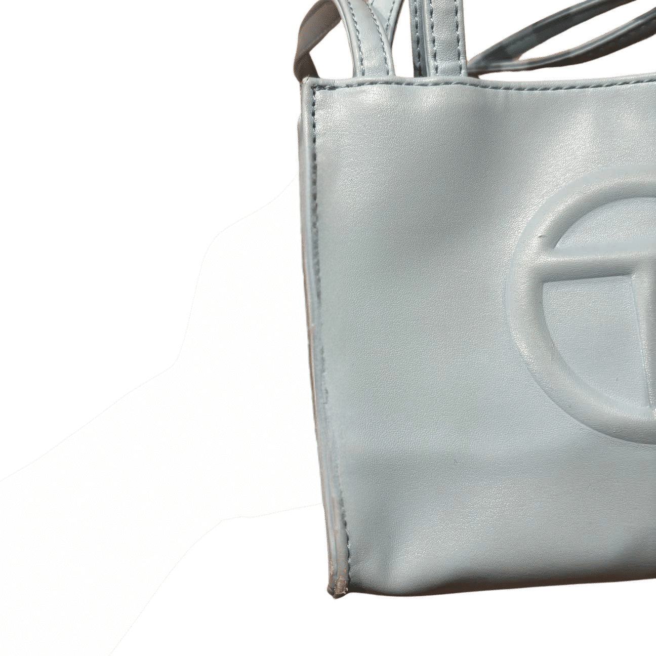 Telfar Shopping Bag Small Pool Blue (Preowned) - Pre-Owned