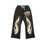 Awoken Dreams V1 Flared Sweatpants Black