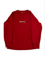 Supreme Box Logo Crewneck (FW15) Red - Pre-Owned Size M