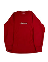 Supreme Box Logo Crewneck (FW15) Red - Pre-Owned Size M