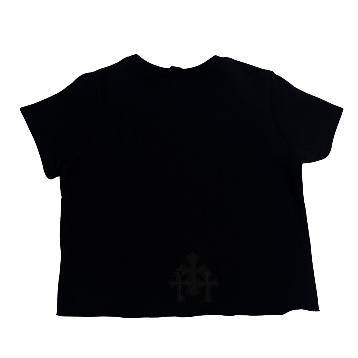 Chrome Hearts Y Not Dagger Cemetery Cross Patch Women's S/S Sweatshirt - Gently Used Size M