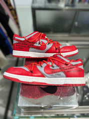 Nike Dunk Low Off-White University Red - Pre-Owned Size 11