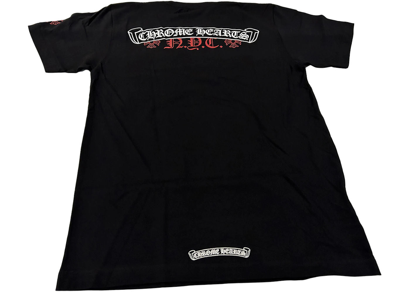 Chrome Hearts NYC Exclusive T-shirt Black/Red (Lightly Used Size L) - Pre-Owned