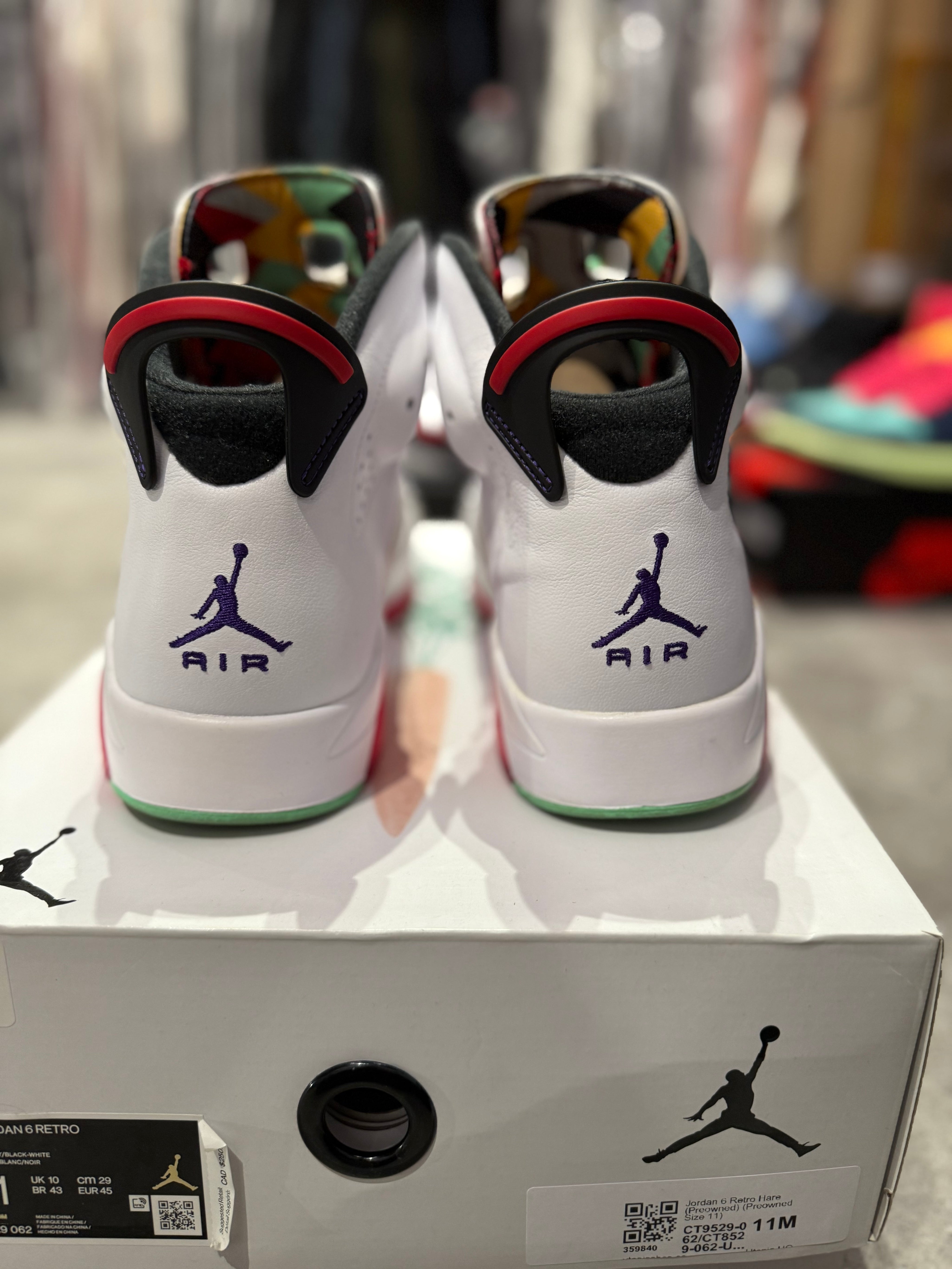 Jordan 6 Retro Hare (Preowned) (Preowned Size 11)