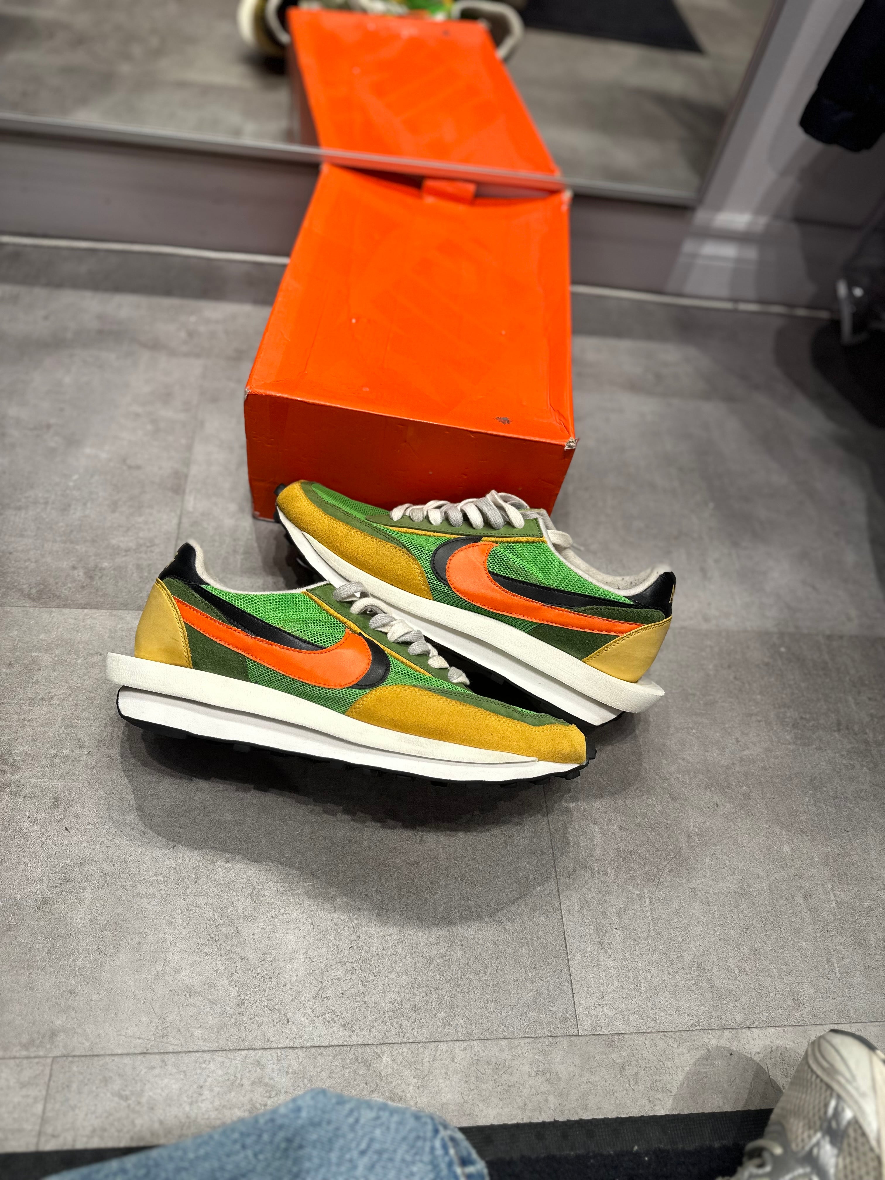 Nike LD Waffle sacai Green Gusto (Preowned Size 12)