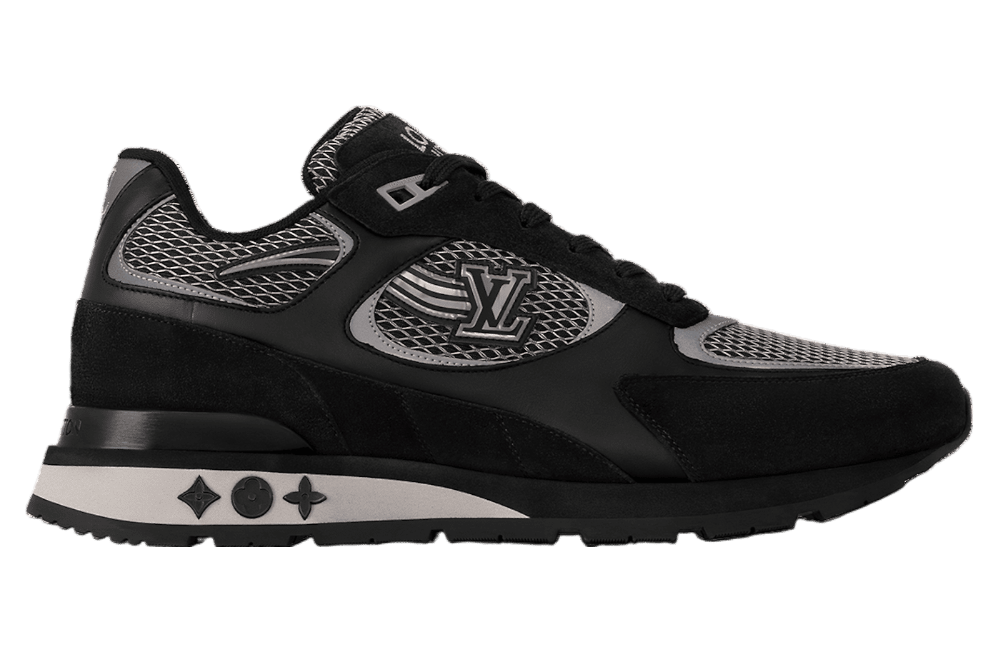 Louis Vuitton LV Runaway Sneaker Black Mesh - Pre-Owned Size LV11/US12 (No original box)