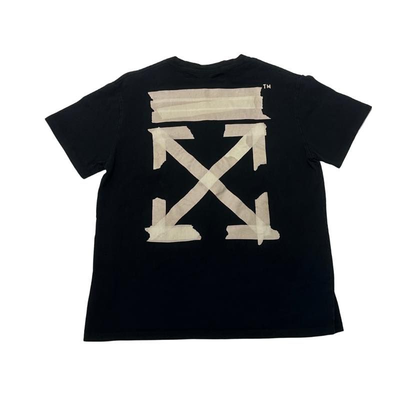 Off-White Tape Arrows T-Shirt Black - Pre-Owned Size M
