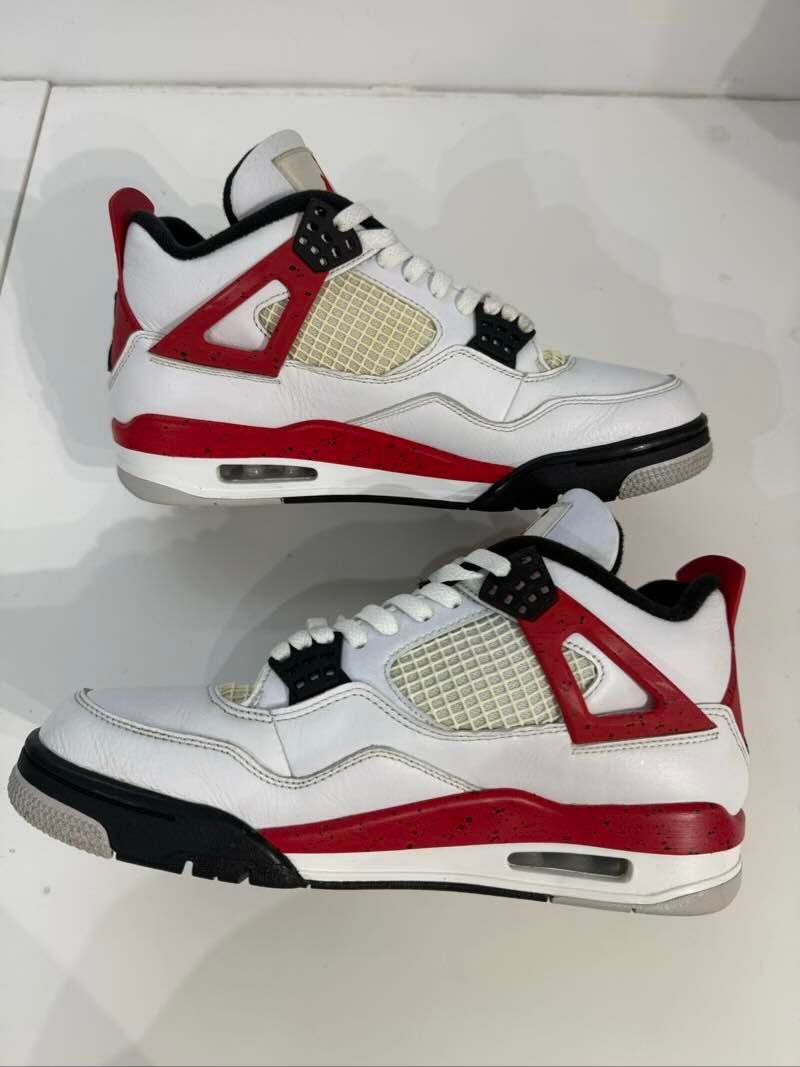 Jordan 4 Retro Red Cement - Pre-Owned Size 9 (No original box)