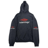 Balenciaga 3B Sports Icon Hoodie Black - Pre-Owned Size L
