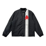 Chrome Hearts Cobra Fur Lined Racing Jacket Black