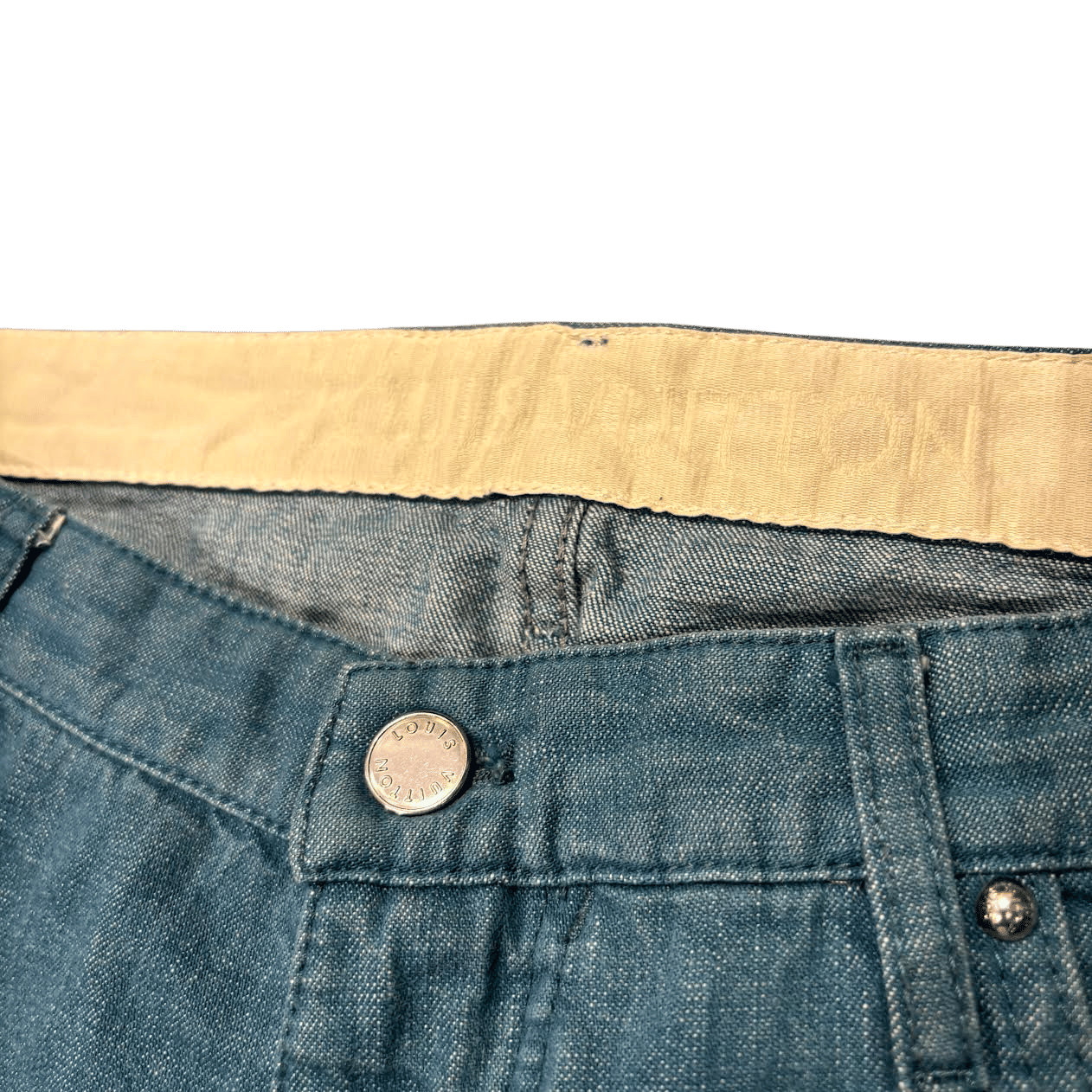 Vintage Louis Vuitton Denim Pants (Preowned Size 38W) - Pre-Owned