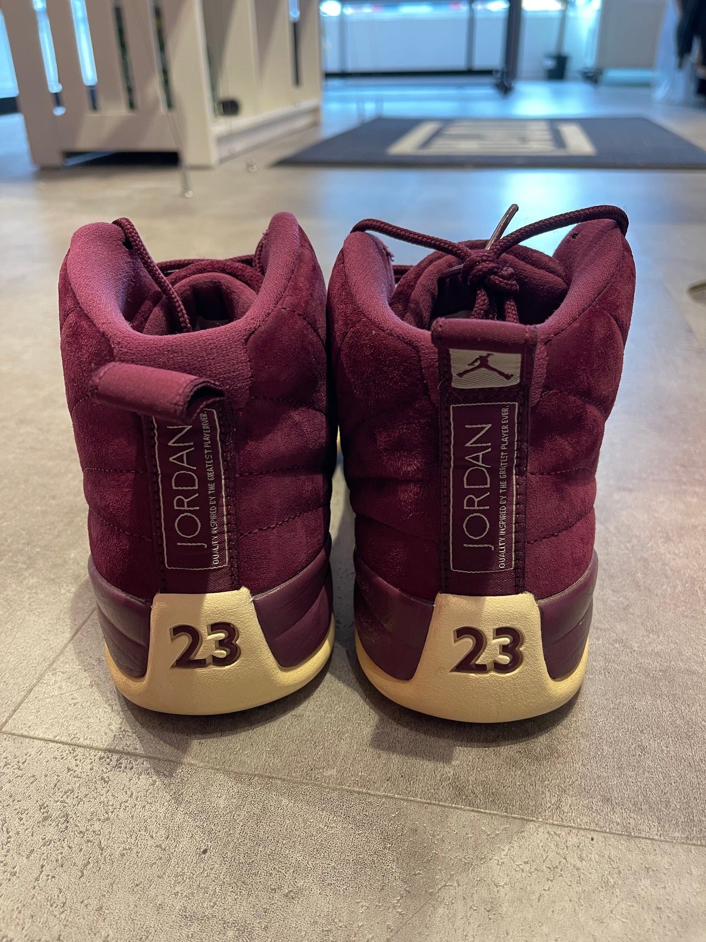 Jordan 12 Retro Bordeaux (Preowned Size 8.5)