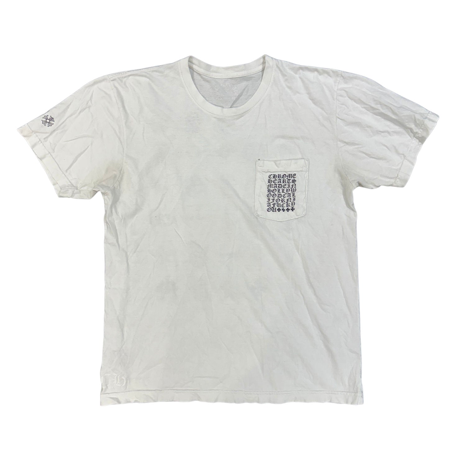 Chrome Hearts Multi Logo T-Shirt White - Lightly Pre-Owned Size L