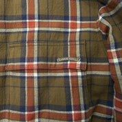 Chrome Hearts Quilted Padded Flannel Plaid Jacket Brown - Lightly Used Size XL