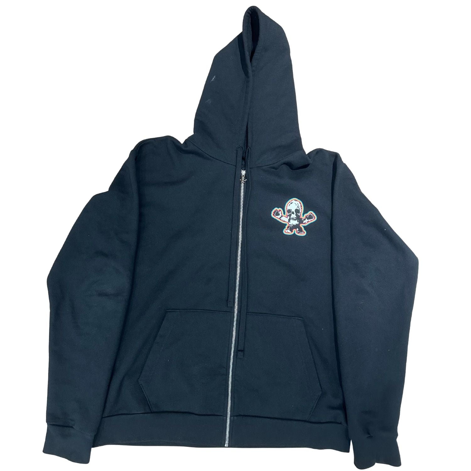 Chrome Hearts FOTI Zip-Up Hoodie Black (Lightly Used Size L) - Pre-Owned