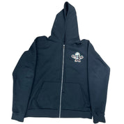 Chrome Hearts FOTI Zip-Up Hoodie Black (Lightly Used Size L) - Pre-Owned