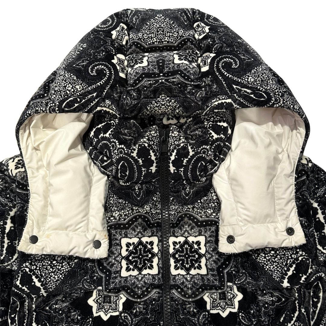 Moncler Gartempe Giubotto Bandana Jacket Black - Pre-Owned Size S