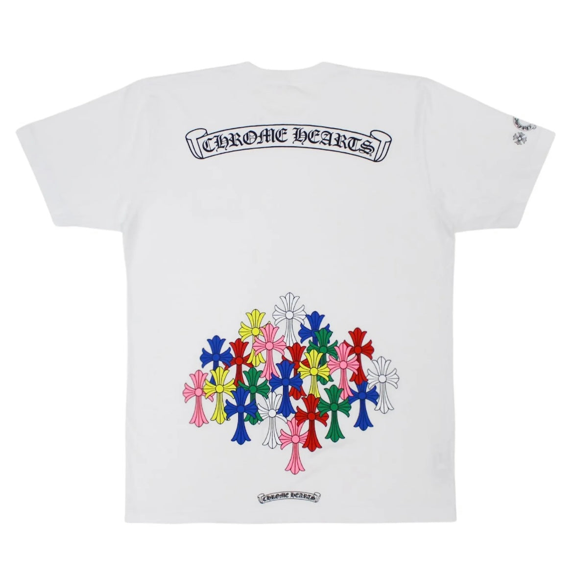 Chrome Hearts Multi Colour Cross T-Shirt White