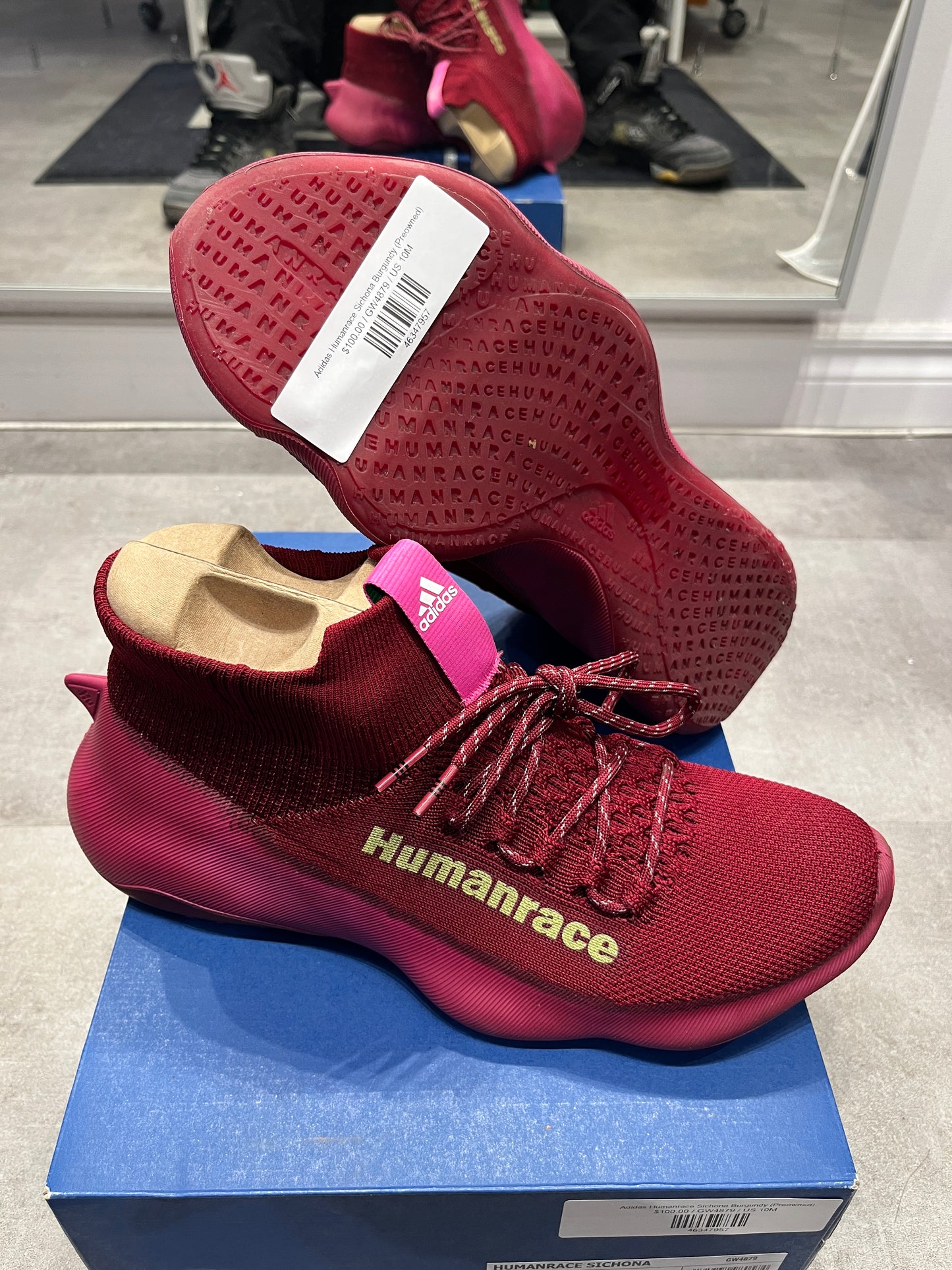 Adidas Humanrace Sichona Burgundy (Preowned)