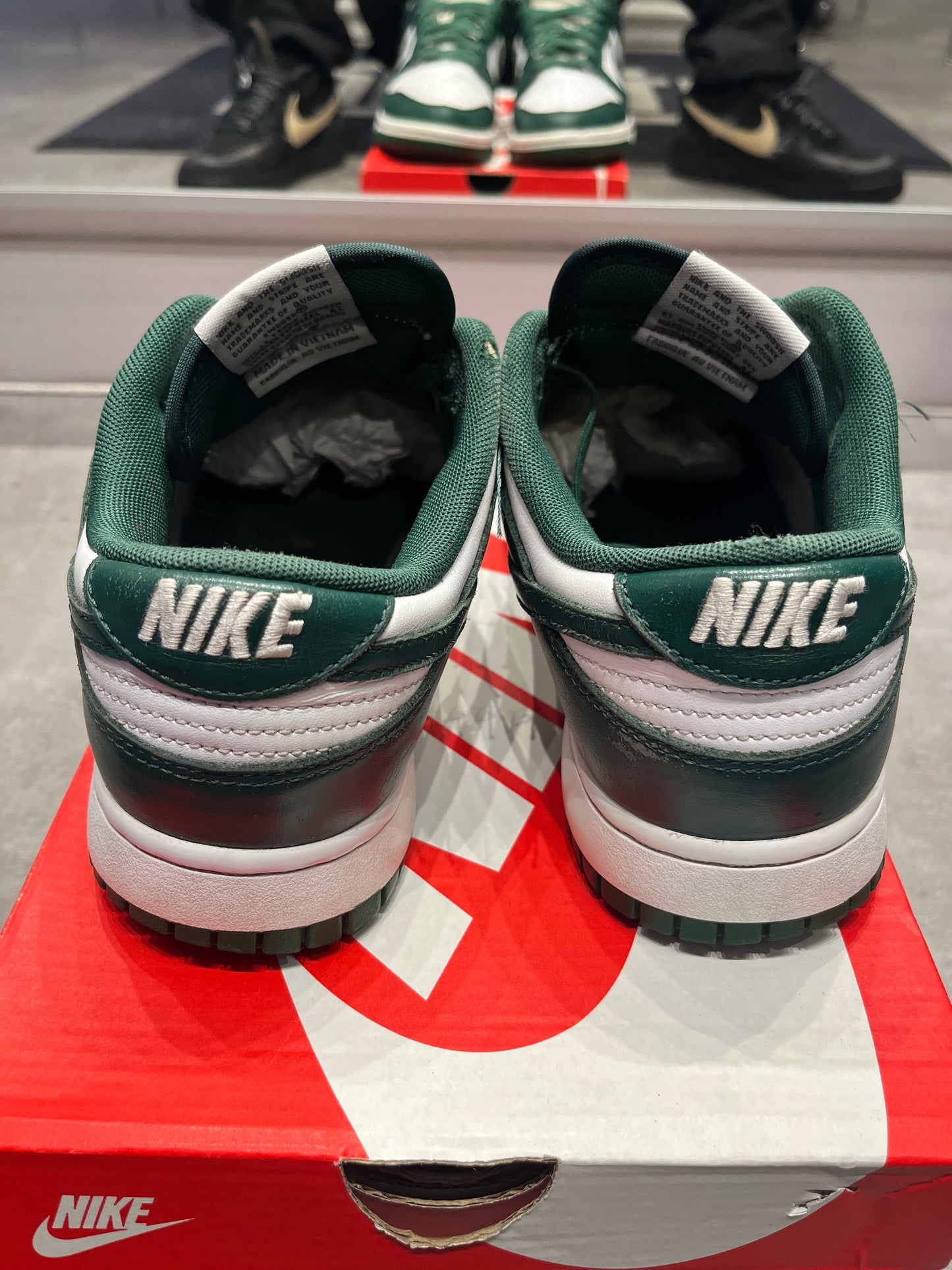 Nike Dunk Low Spartan Michigan State (Preowned)