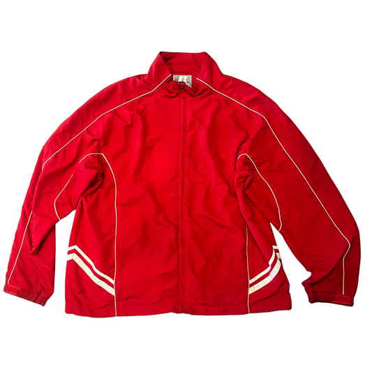 Vintage Red Russell Zip Up Jacket