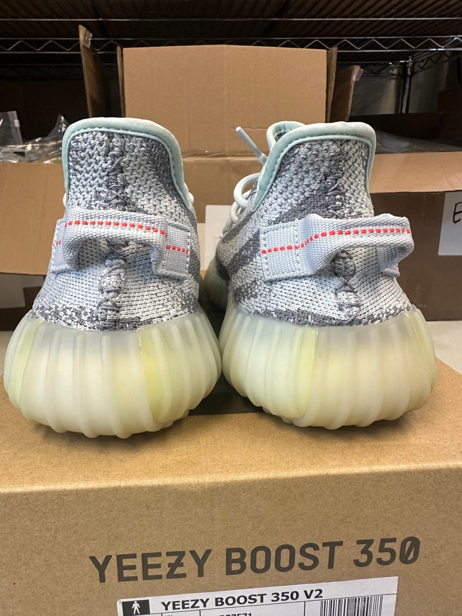 Adidas Yeezy Boost 350 V2 Blue Tint - Pre-Owned Size 8